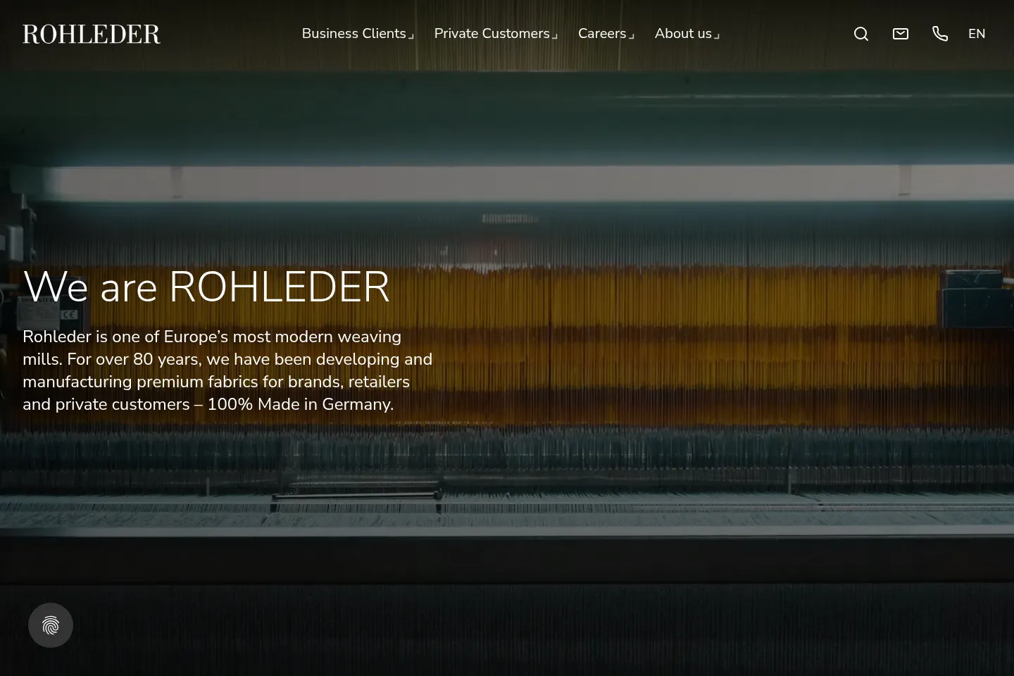 First screen of Rohleder