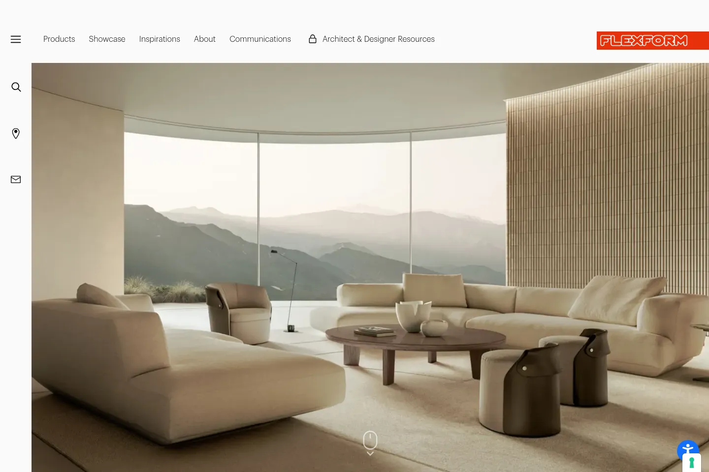 First screen of Flexform