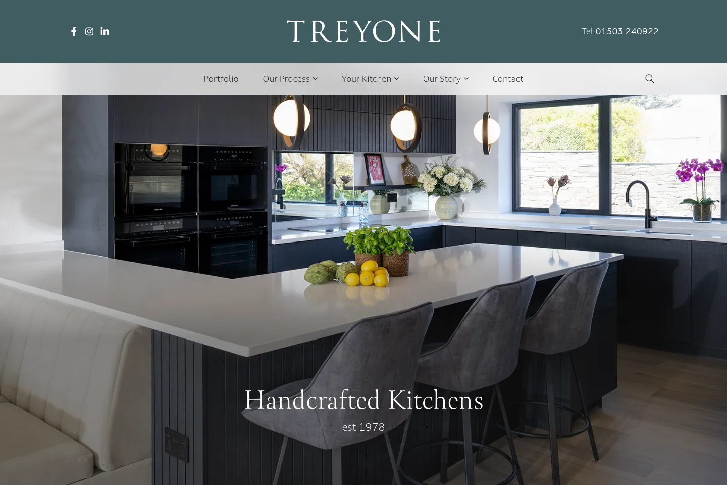 First screen of Treyone