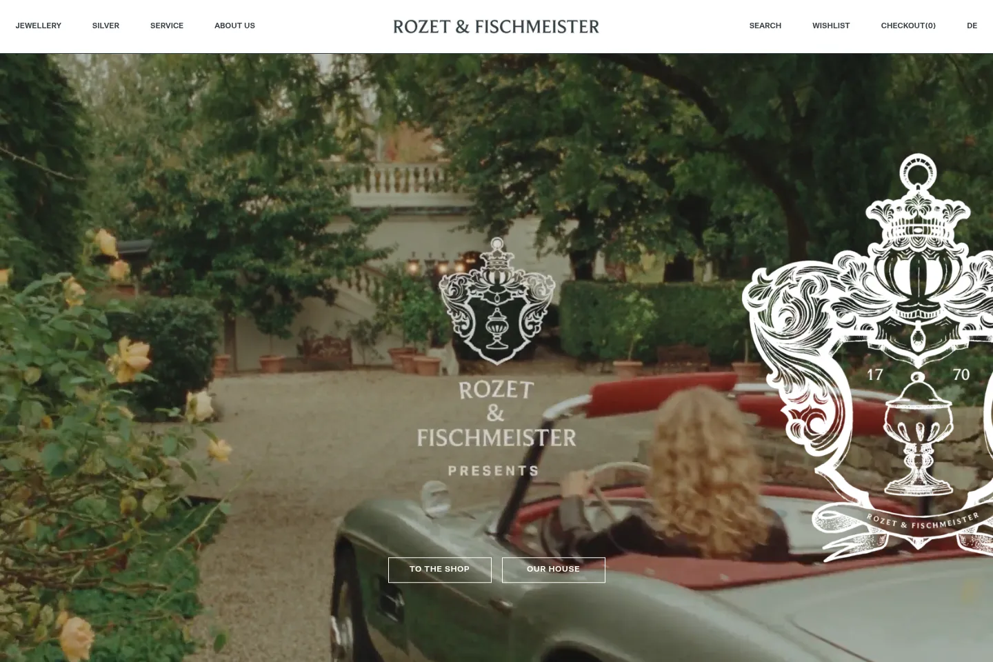 First screen of Rozet & Fischmeister
