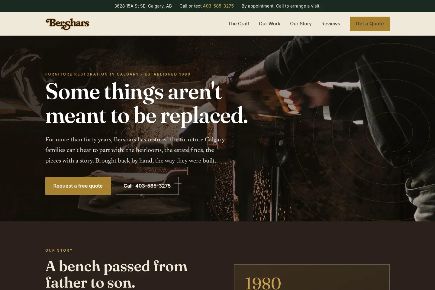 First screen of Bershars