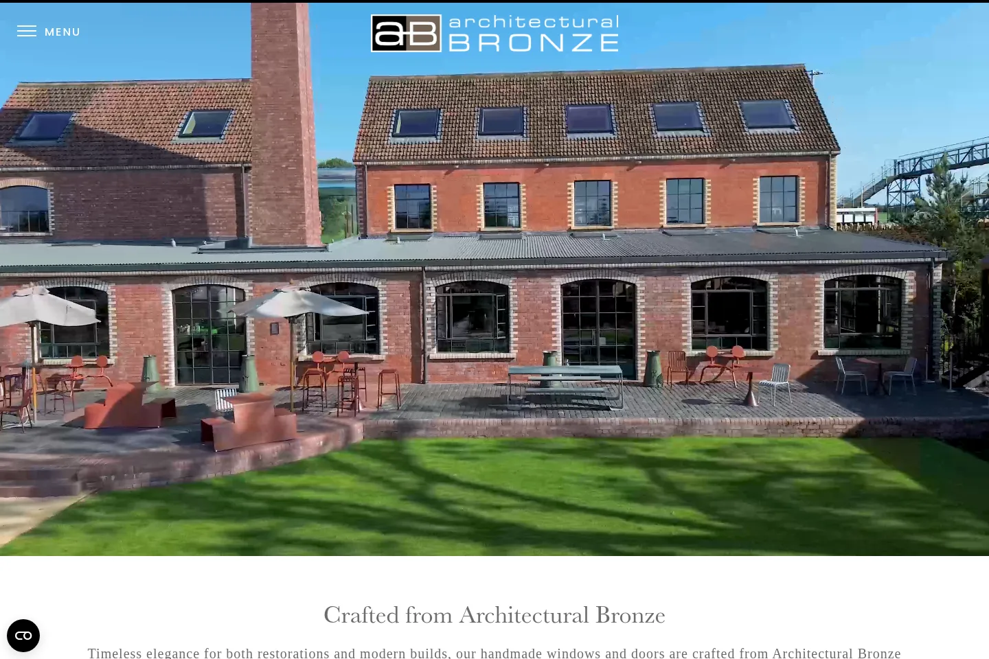First screen of Architectural Bronze