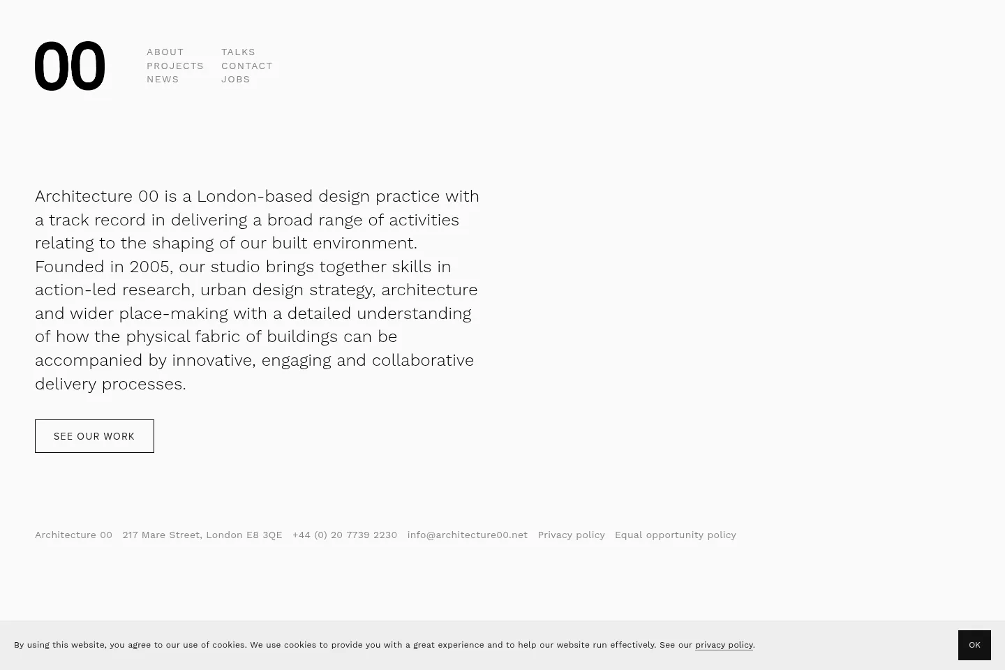 First screen of Architecture 00