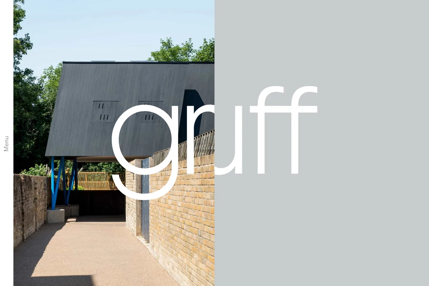 First screen of Gruff