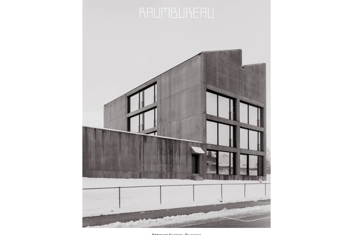 First screen of Raumbureau