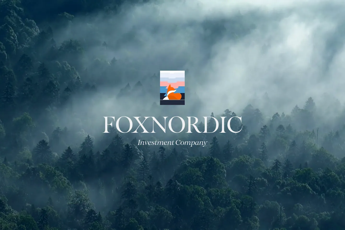 First screen of Foxnordic